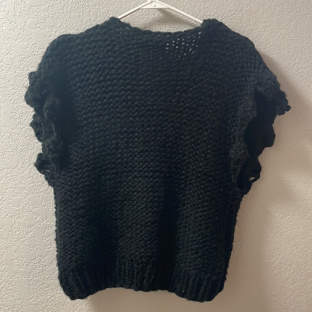 🎉HP🎉 Maeve by Anthropology Oversize Knit Bauble Sweater Vest - Picture 5 of 5